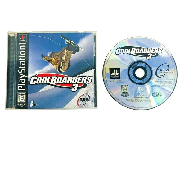 Cool Boarder 3 Sony PlayStation 1 Video Game Complete Disc Manual Case Snowboard - Picture 1 of 9